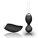 ACVIOO 2 in 1 Ben Wa Balls Kegel Weights Kegel Exercise Balls Kit Silicone Bladder Control Devices for Women Pelvic Floor Exercise Postpartum Massager (Black) Chinese Balls