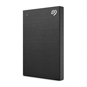 Seagate One Touch, Portable External Hard Drive, 2TB, PC Notebook & Mac USB 3.0, Silver, 1 yr MylioCreate, 4 mo Adobe…