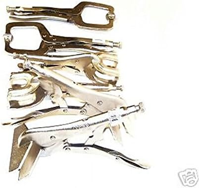 Clamps & Vises 6 PC LOCKING WELDING CLAMPS SET HOLDING LOCKING C CLAMPS FLAT BILL SHEET METAL