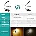 TOPELEK Reading Light, 7 LED Book Light with 3 Brightness x 3 Color Temperature , USB Rechargeable, Eye Care Lamp with Power Indicator, Perfect for Bookworms, Kids, Black