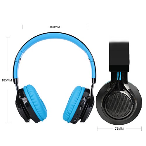 image for Bluetooth Headset, Riwbox AB005 Wireless Headphones 4.0 with Microphon