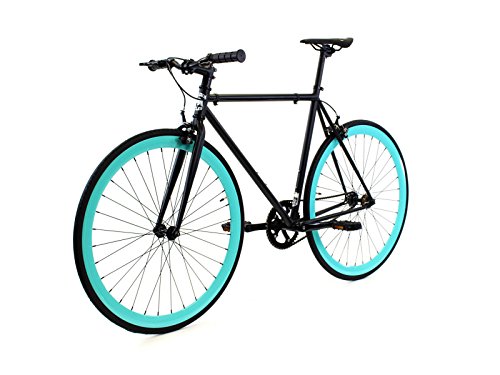 Golden Cycles Single Speed Fixed Gear Bike with Front & Rear Brakes