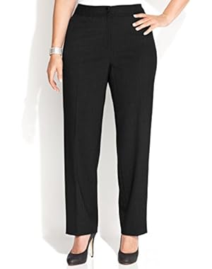 Calvin Klein Plus Size Wide-Leg Dress Pants