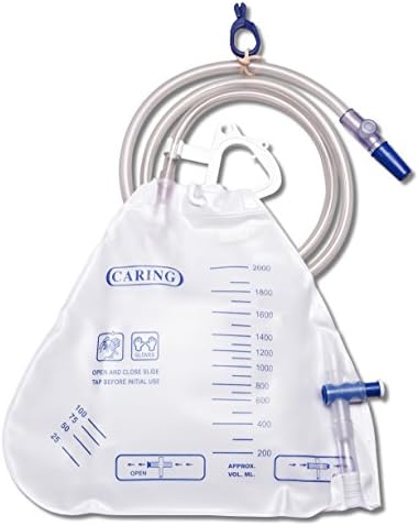 BAG,DRAINAGE,UROLOGY,2000ML,ANTI REFLUX (40 Case)