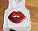 Special100% 2 PC Large Red Lips Patches,Iron On Patches Or Sew on for Clothing Glitter Sequin Embroidered, Red Sequins Lip Patch DIY Motif Embroidered Applique Craft
