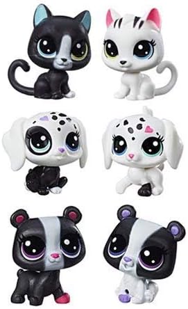 littlest pet shop black and white