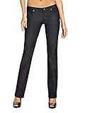 GUESS Women's Grace Straight Jeans in Rinse Wash
