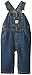 Carhartt Boys' Washed Denim Bib Overall, Worn in Blue, 24 Months