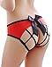 CinGr8 Women Sexy Panty Open Back Cage Tie Panties Briefs Underwear Satin Bows
