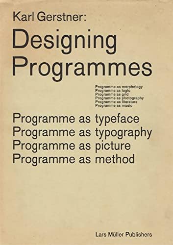 Karl Gerstner: Gerstner, Karl: 9783775790598: Amazon.com: Books