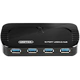 UNITEK 10-Port USB 3.0 Hub with 5V 4A Power Adapter for Apple MacBook Pro Air, iMac, Mac Mini, ChromeBook Pixel, Microsoft Surface Pro, Lenovo Yoga, Laptops, Ultrabooks and Tablet PCs