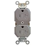 Leviton TBR20-GY 20-Amp, 125-Volt, NEMA