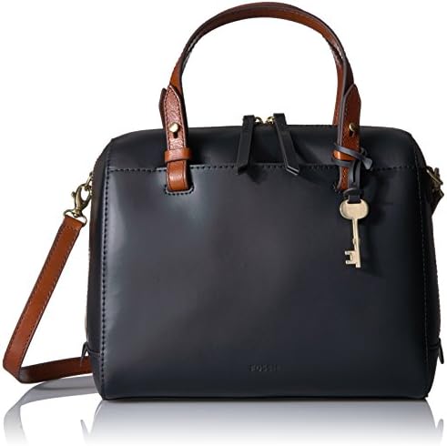 fossil fiona satchel black