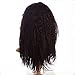 Namecute Curly Wigs for Black Women Kanekalon Heat Resistant Medium Kinky Wigs+Free Wig Cap