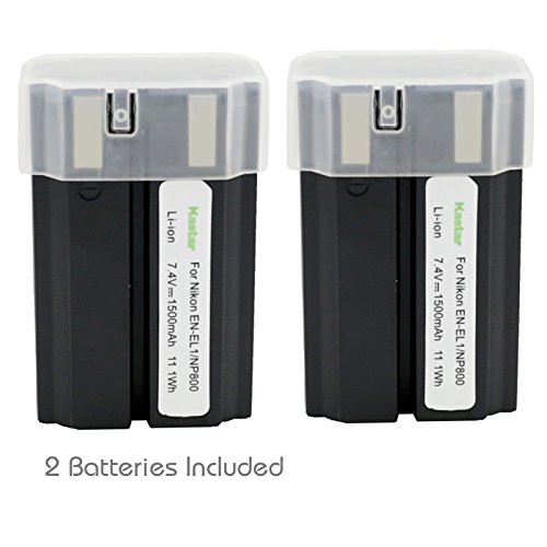 Kastar Replacement Battery (2 Packs) for EN-EL1 and Cooipix 4300 Cooipix 4500 Cooipix 4800 Coolpix 5000 Cooipix 5400 Coolpix 5700 Cooipix 8700 Coolpix 775 Coolpix 880 E880 885 995 Camera
