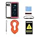 EFFUN Samsung Galaxy Note 8 Waterproof Case, IP68 Certified Waterproof Underwater Cover Dust/Snow/Shock Proof Case with Phone Stand, PH Test Paper and Floating for Strap for Galaxy Note 8 Pink