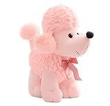 Smilesky Plush Poodle Puppy Dog Stuffed Animal Toys Kids Gifts Pink 8