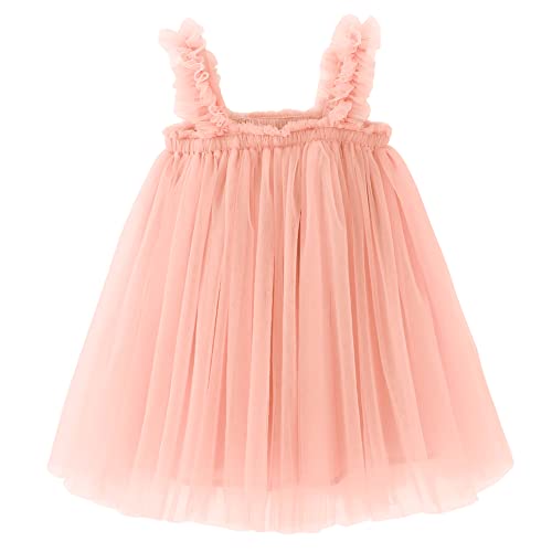BGFKS Tüll-Tutu-Kleid Für Kleinkinder – Regenbogen Prinzessinnen-Rock-Set Mit Blumen-Stirnband