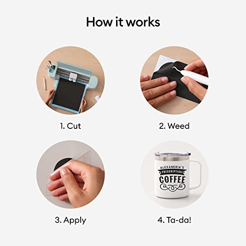 Cricut Premium Permanent Vinyl Roll (12 in x 15 ft), WeatherResistant