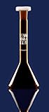Amber Volumetric Flask 10ml, Clear, trapezoidal