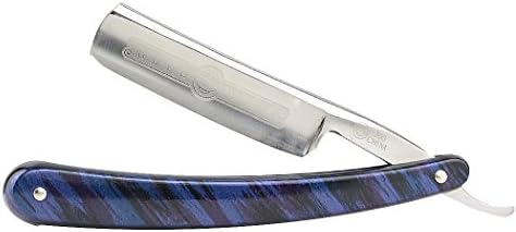 Classic Shave Ready Plastic Handle Straight Edge Steel Barber Razor Folding Shaving Knife