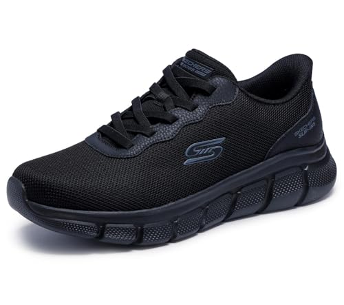 Skechers Bobs Men's B Flex - Glacial Edge Slip-ins, BBK, 9