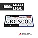 Rightcar Solutions Silicone License Plate Frame | The Original Premium Grade Silicone Car Plate Frame | Rust Proof, Rattle Proof, Weather Proof License Plate Holder (Blue)