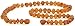 Raw Amber Necklace for Adults - 17.7 Inches - Cognac Color - Baltic Amber Land - Hand-made From Unpolished / Certified Baltic Amber Beads - Knotted - Screw Clasp (Cognac)