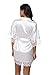 Women's Short Kimono Robe Silkly Bathrobe for Wedding Bridal Party Bridesmaid Robe Sleepwear