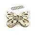 Bobeey 2sets Butterfly Purses Locks Clutches Closures with Butterfly shape,Purse Twist Lock BBL2 (Light Gold)