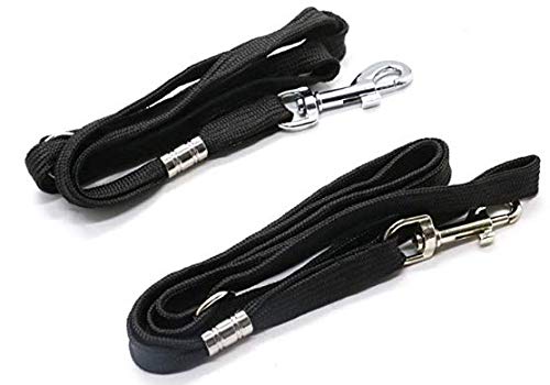 JETEHO Dog Grooming Loop, 2 Pack Dog Noose Loop Lock Clip Rope for Grooming Table Arm Bath Adjustable Restraint Rope