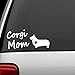 Bluegrass Decals C1142 Corgi Mom Dog Breed Decal Sticker