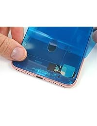 Tiras de cinta adhesiva para pantalla LCD, marco de carcasa frontal impermeable, pegatinas de sellado precortadas, para reparación de daños al agua, pegamento adhesivo de repuesto (iPhone 7 negro)