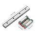 Fdit 1pc Model LML12B Miniature Linear Rail Way Slide 12mm Width Variety Length + Slide Carriage Block(100mm)