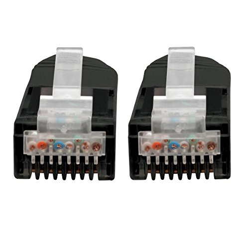 Tripp Lite Cat6 Cat5e Gigabit Molded Patch Cable RJ45 M/M 550MHz Black 35ft 35' (N200-035-BK)