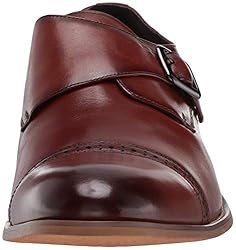STACY ADAMS mens Desmond Cap Toe Monk Strap