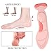 2 Pairs Shoes Insoles Heel Inserts for Womens Dress Shoes Sponge Shoes Pads Heel Cushion for Loose Shoes, Feet Score Relief DIY Size Beige