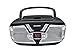 Sylvania Portable CD Boombox with AM/FM Radio, Retro Style, (Black)thumb 2