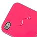 UIYTRAESTING MC0109 Cell Phone Case for Phone 4 & 4s - Non-Retail Packaging - Pink