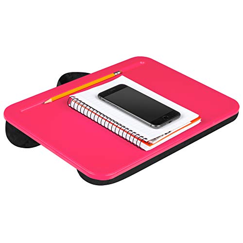 LapGear Compact Lap Desk – Fuschia – Fits up to 13.3 Inch Laptops – Style No. 43101