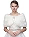 Belle House Faux Fur Shawl Wrap Stole Cape for Women