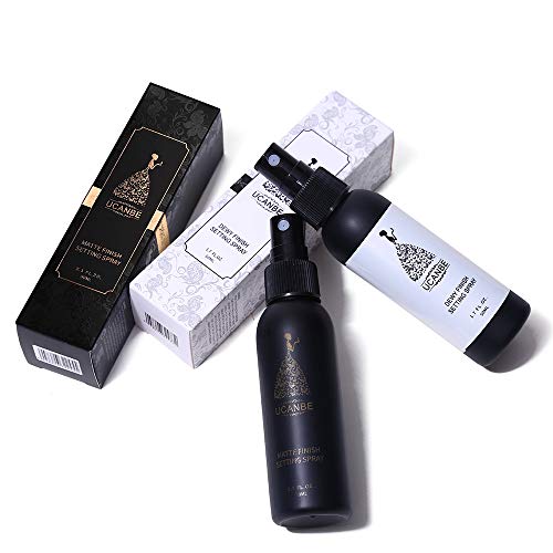 UCANBE Matte & Dewy Finish Setting Spray Makeup, Long Lasting Face Hydrating Natural Make Up Set Kit, 2 Pack - Thumbnail 3