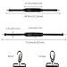 Shoulder Strap, COOFINE 73'' Adjustable Laptop Shoulder Straps Replacement Shoulder Handle Crossbody Belt Replacement for Shoulder Bags, Messenger Bag (B-001)