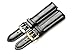 iStrap 18 19 20 21 22mm Genuine Calfskin Leather Watch Band Padded Strap Steel Spring Bar Buckle Super Soft(Six Color Choose)