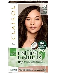 Clairol Age Defy Permanent Hair Color, 5C Brass Free Medium Brown, Peppercorn, 1 Count