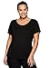 RBX Active Women's Plus Size Short Sleeve Strappy Back Yoga T-Shirt Black 2X