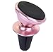 DANET Magnetic Phone Car Mount Holder on Air Vent with Rotating Head, Aluminum (Rose Gold)