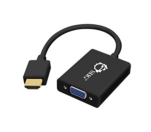 SIIG CE-H22311-S1 Aluminum HDMI to VGA Adapter Converter with Audio