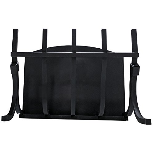 Titan High-Efficiency Log Grate with Reflective Fireback 21" Wide, 15.5" Tall