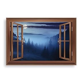 Framed Canvas Wall Art for Living Room, Bedroom Mountain View Canvas Prints for Home Decoration Ready to Hang - 16x24 inches